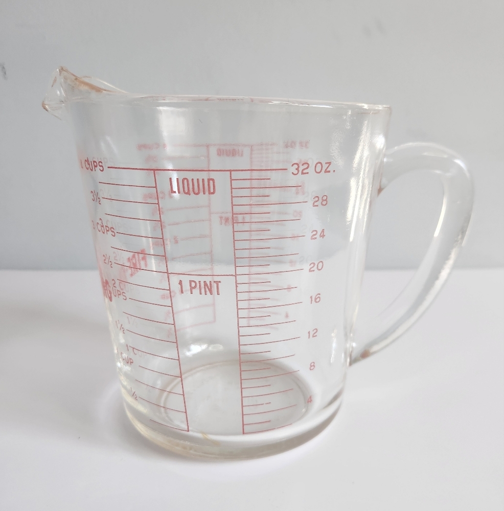 Vintage Fire King 1 Pint Measuring Cup